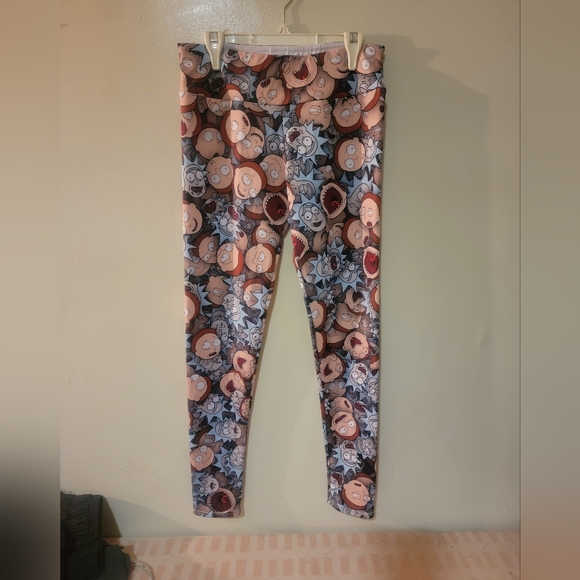 Society 6 Pants - Society 6 Rick and Morty Leggings